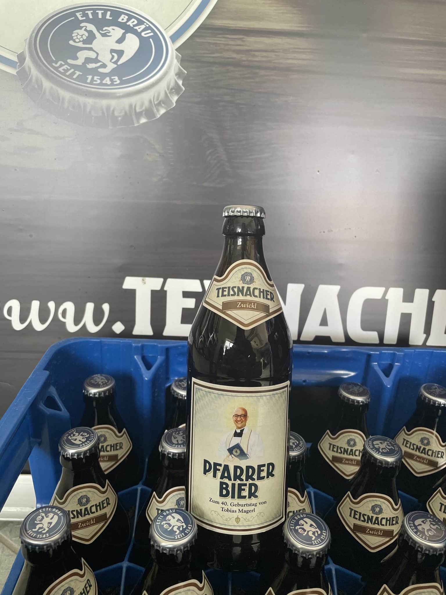 Bier mit eigenem Etikett - Teisnacher